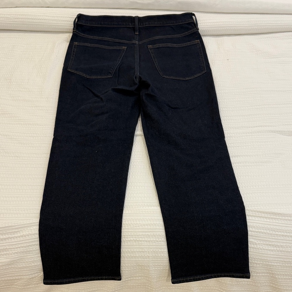 J. Crew Women’s Dark Blue Straight Jeans “Stovepipe” - Picture 3 of 3